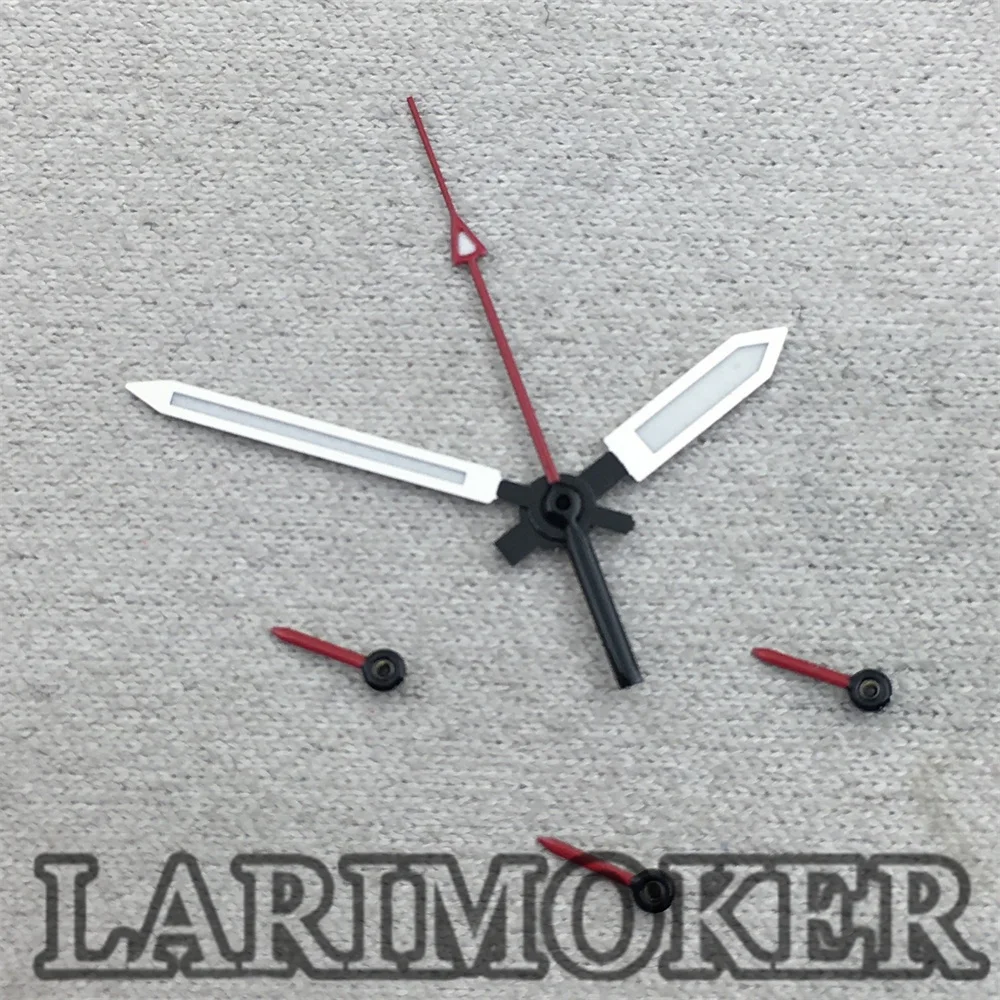 LARIMOKER черные красные белые серебряные аксессуары для часов 6-контактные стрелки