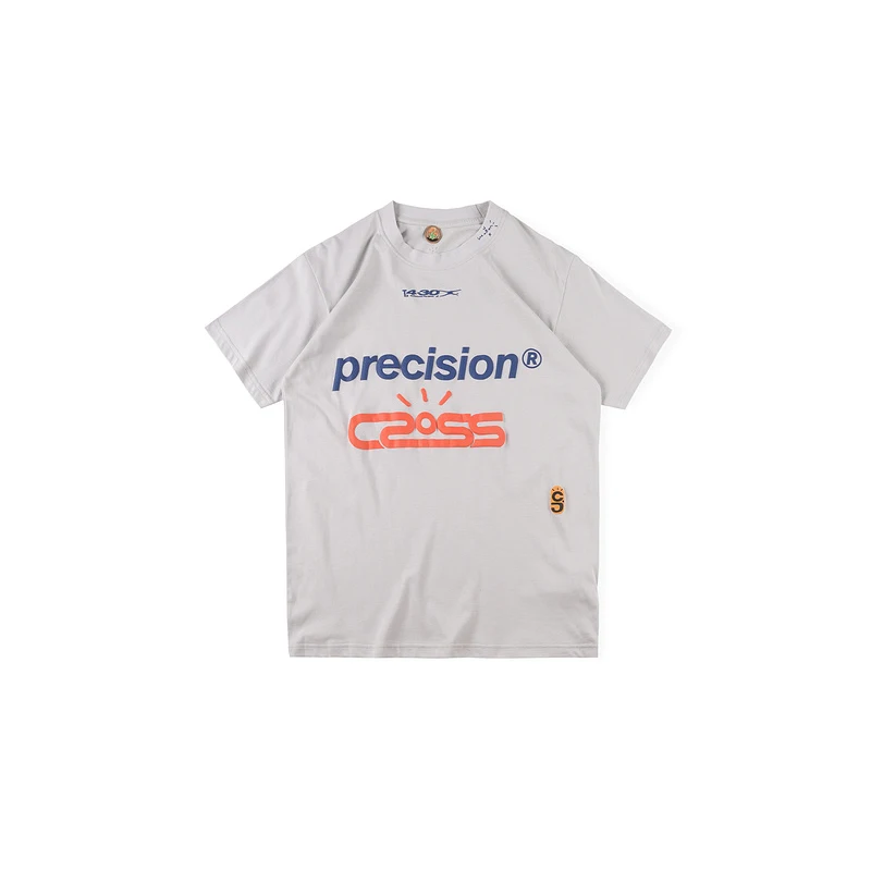 

High Street tide Travis Scott Cactus Jack PRECISION Tee French fries T-shirt Men Women High Street Hip Hop T-shirt top Male Tee