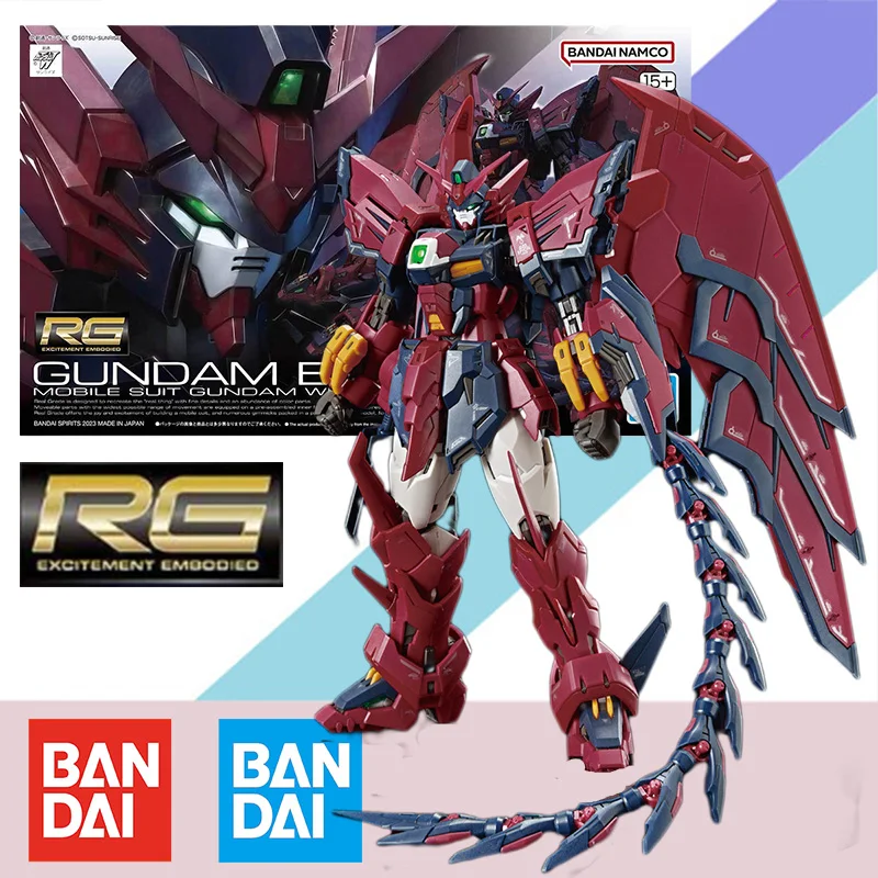 Bandai оригинальная коробка 1/144 RG GUNDAM EPYON аниме экшн-фигурка Сборная модель комплект