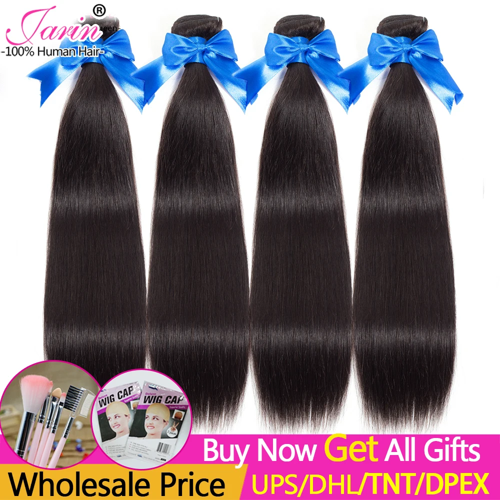 5-10-15-20 Bundles/lot Peruvian Straight Hair Weave Bundles Deal Wholesale Price Human Hair Vendor Jarin Hair Remy 100g/bundle