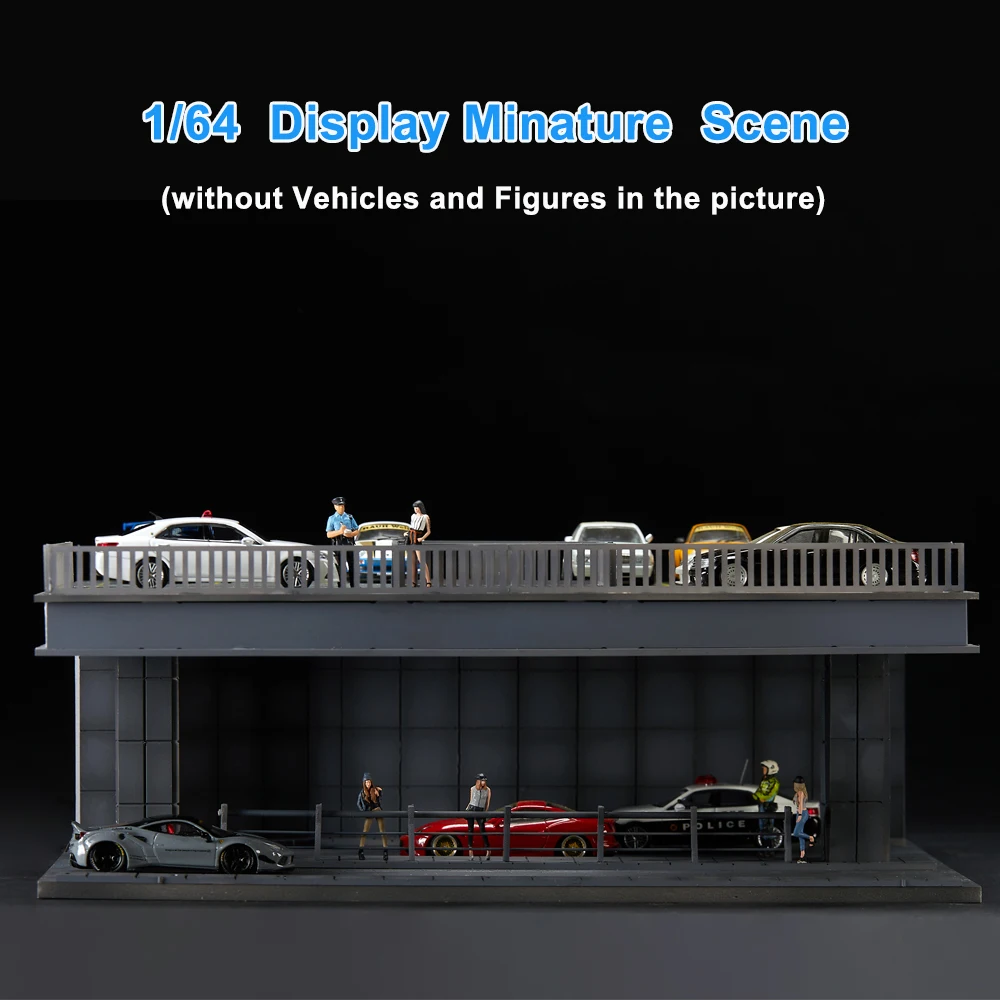 1/64 Дисплей Декор сцены Minature для литых под давлением моделей автомобилей (без