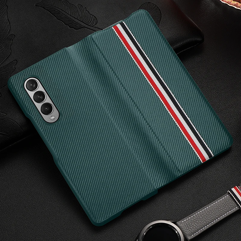 

Чехол для samsung galaxy z fold3 fold2 5g, чехол-бампер на samsun galaxi fold 3 2 7,6, защитный складной чехол из 360 волокна и кожи