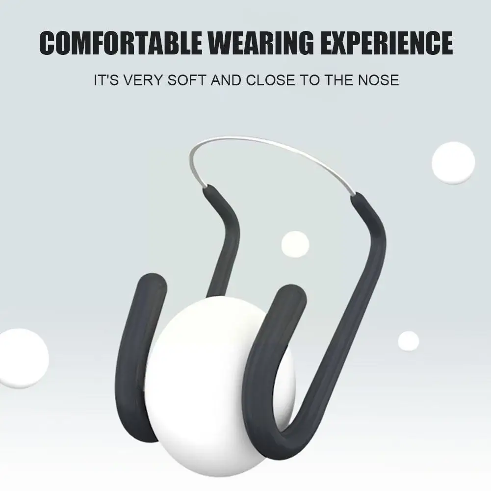 

Прочный зажим для носа для плавания, нескользящий мягкий силиконовый стальной зажим для носа для плавания, дайвинга, водных видов спорта, за...