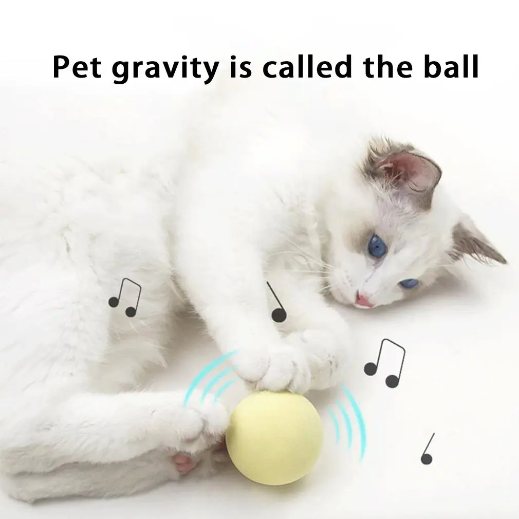 

Умные игрушки для кошек, интерактивный мяч, тренировочная игрушка для кошек, игрушечный мяч для домашних животных, пищащие игрушки для кошек