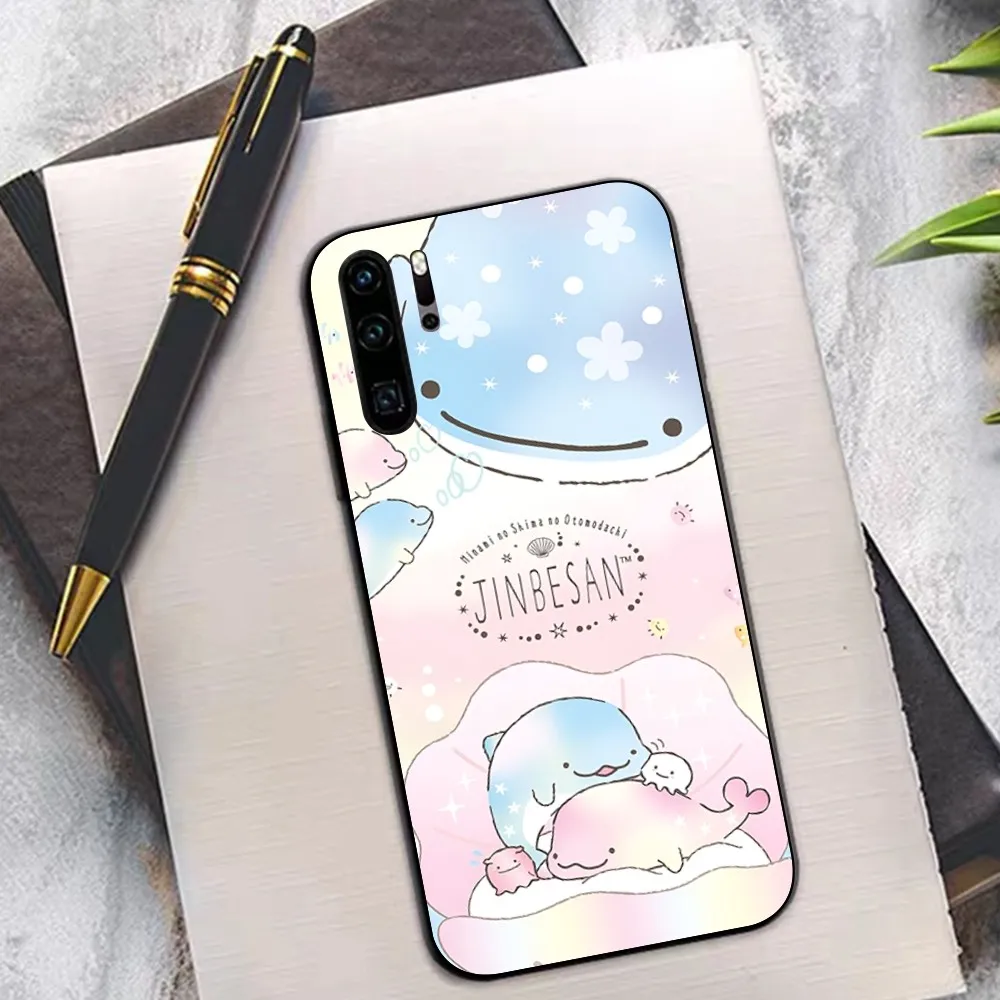 Милый чехол для телефона kawaii Jinbesan Huawei P 8 9 10 20 30 40 50 Pro Lite Psmart Honor lite 70 Mate 20lite