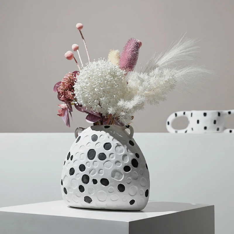 Современный дом с тремя отверстиями горшок носиком керамическая лампа для