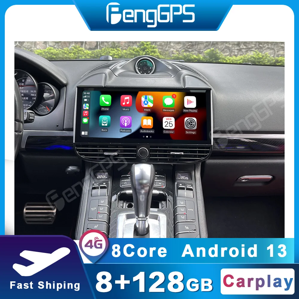 12 3 ''для Porsche Cayenne 2010-2016 Android 13 автомобильный радиоприемник навигация GPS
