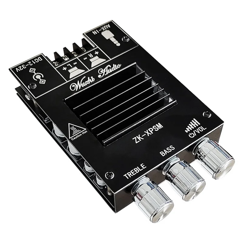 

ZK-XPSM Audio Amplifier Board 150Wx2 TDA7498E Stereo Bass Adjustment Bluetooth Audio Power Amplifier Board Module