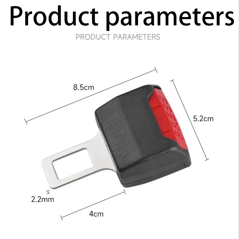 1/2 Шт. Удлинитель Автомобильного Ремня Безопасности Зажим Для Фиксирующая Пряжка