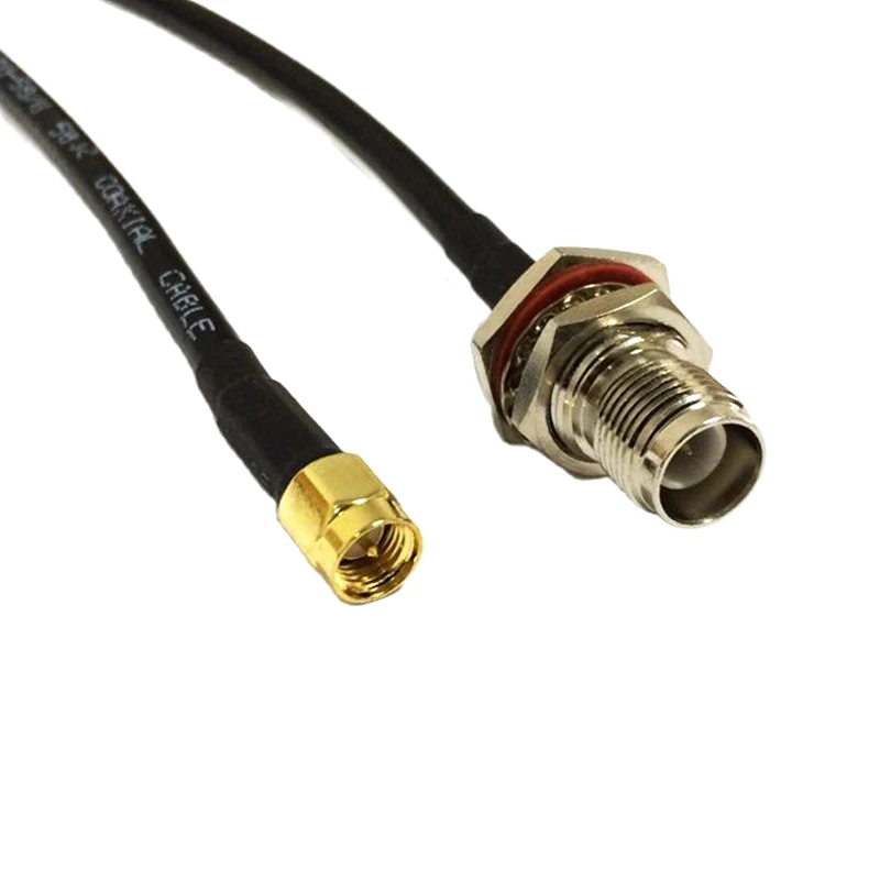 Радиочастотный коаксиальный кабель RG58 штепсельная Вилка SMA в разъем RP TNC
