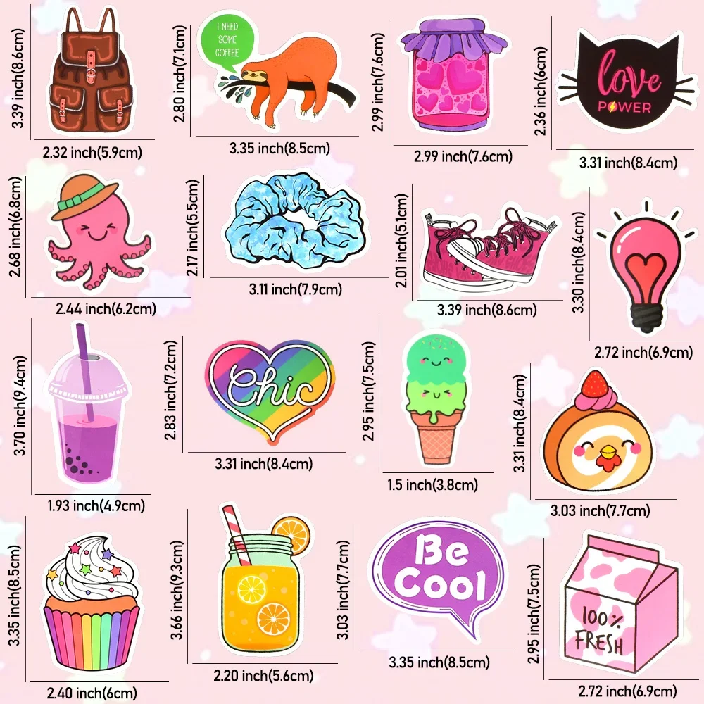 150/250 шт. наклейки для автомобиля ноутбука телефона велосипеда скейтборда багажа