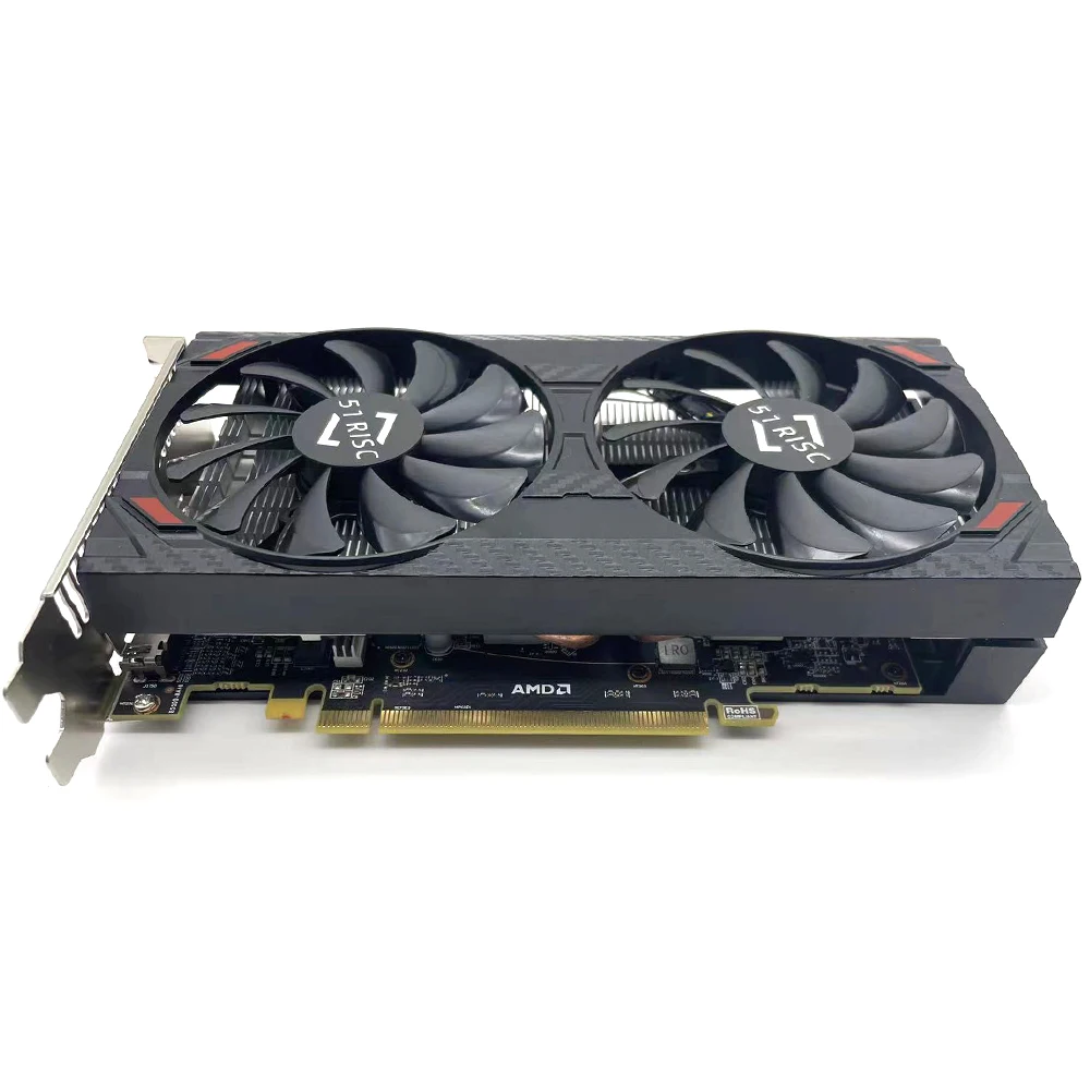 SHELI 51RISC RX5500XT 8G D6 karta graficzna do gier z pamięcią 8G/128bit/GDDR6 16GHz częstotliwość pamięci DirectX12 funkcja 3D 3 SHELI 51RISC RX5500XT 8G D6 karta graficzna do gier z pamięcią 8G/128bit/GDDR6 16GHz częstotliwość pamięci DirectX12 funkcja 3D 3