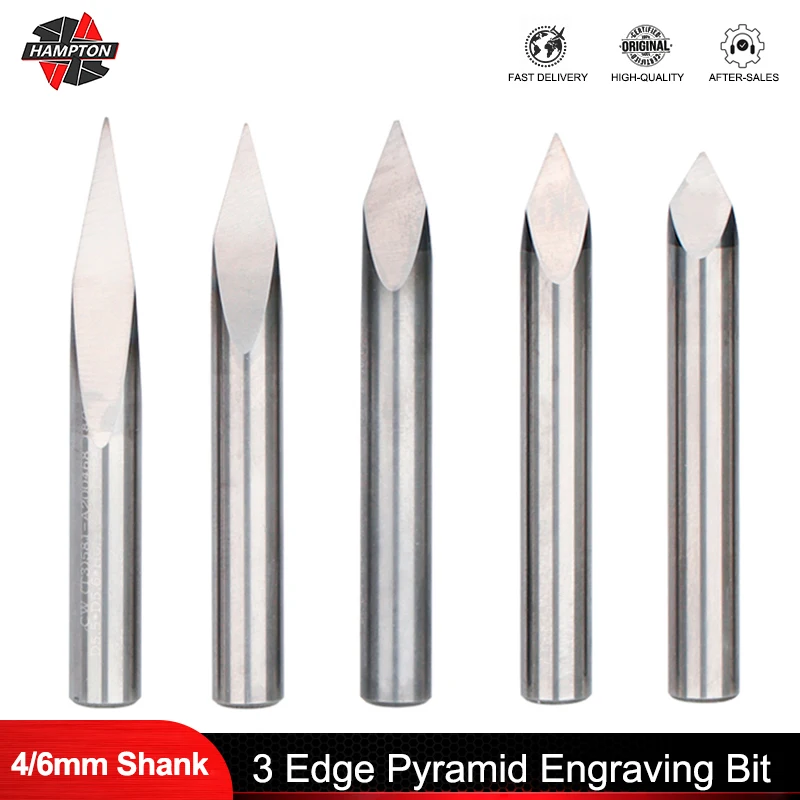 Фреза 3D 3 отделения хвостовик 6 мм 20/30/40/45/60/90 градусов 0 1-0 |