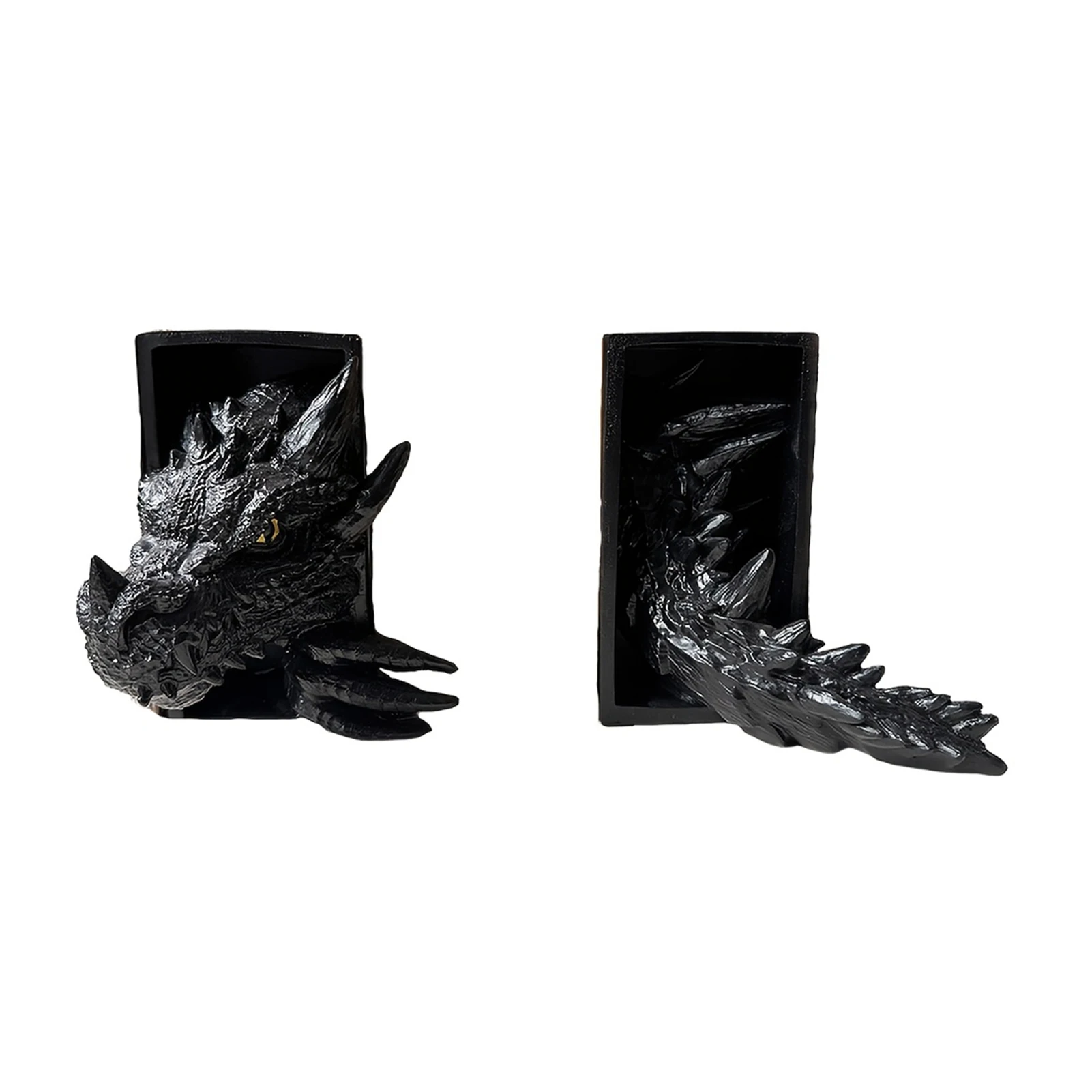 

Декоративная книжная полка-дракон