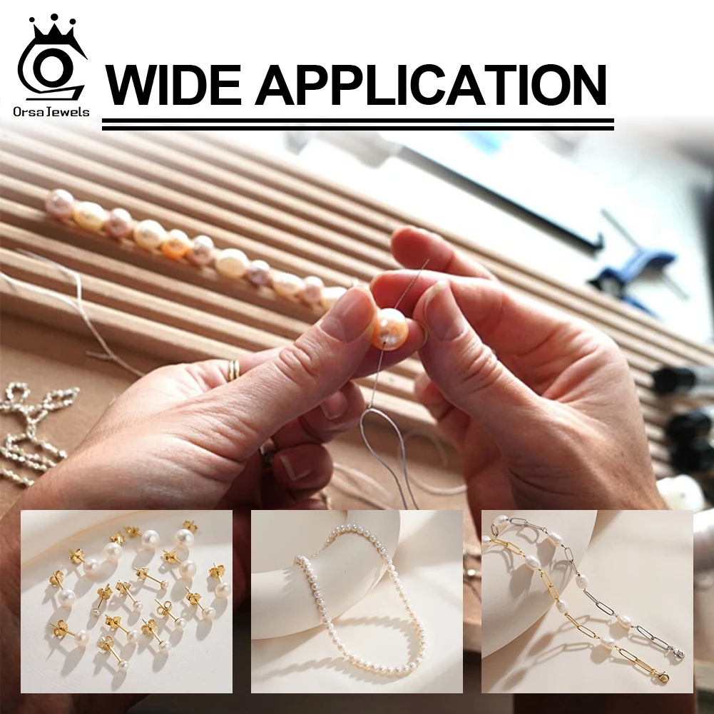 ORSA JEWELS 100% натуральный пресноводный жемчуг 3A4A, высокое качество, жемчужные бусины Baoque для изготовления ювелирных изделий, браслеты «сделай сам», оптовая продажа PP1 (art.: 3920d48de168b) - 3920d48de168b