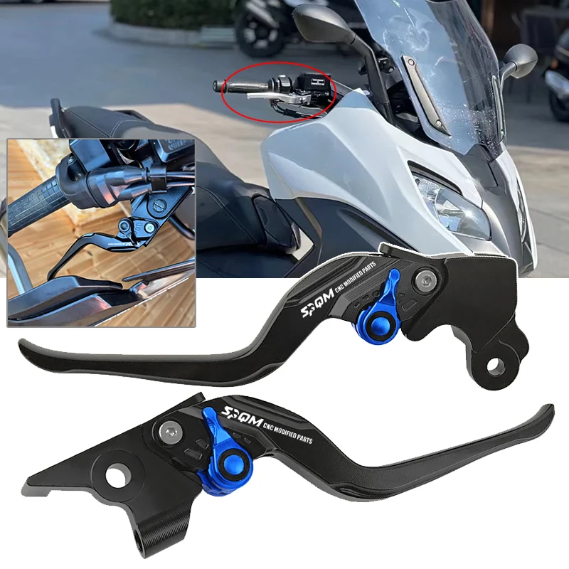 Фото Для мотоцикла BMW C600Sport C600 SPORT C 600 Sport 2011 2012 2013 2014 2015: регулируемые складные выдвижные рычаги тормоза и сцепления №1