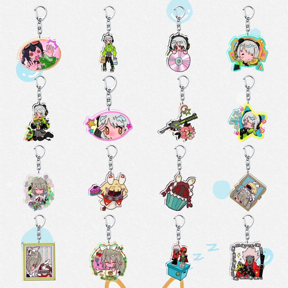 Новая популярная игра Zenless Zone Zero Nicole Demara Билли малыш фон ликаон Брелоки Подвеска