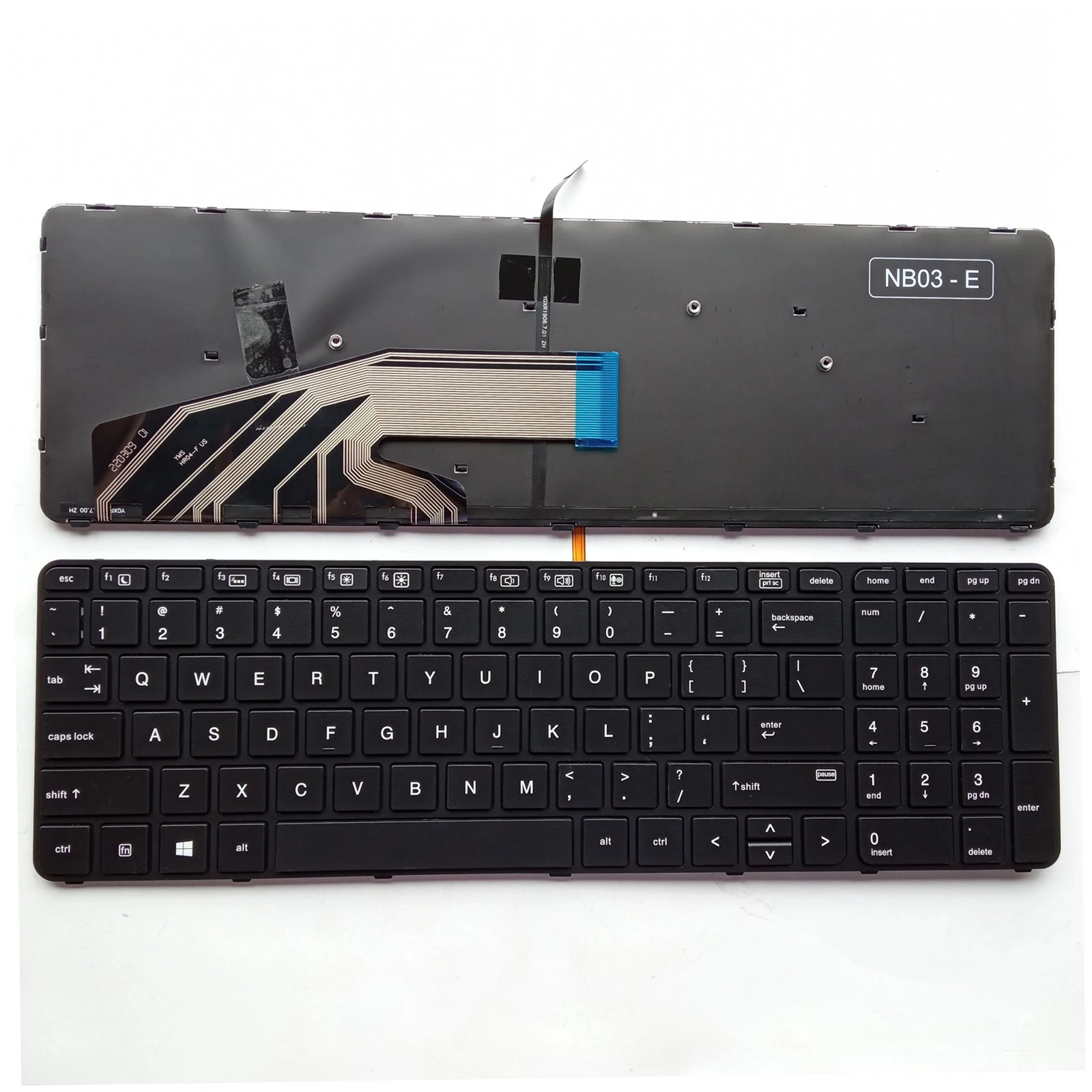 

Genuine US Keyboard Backlit for HP Probook 650 G2 G3 655 G3 450 G3 841137-001