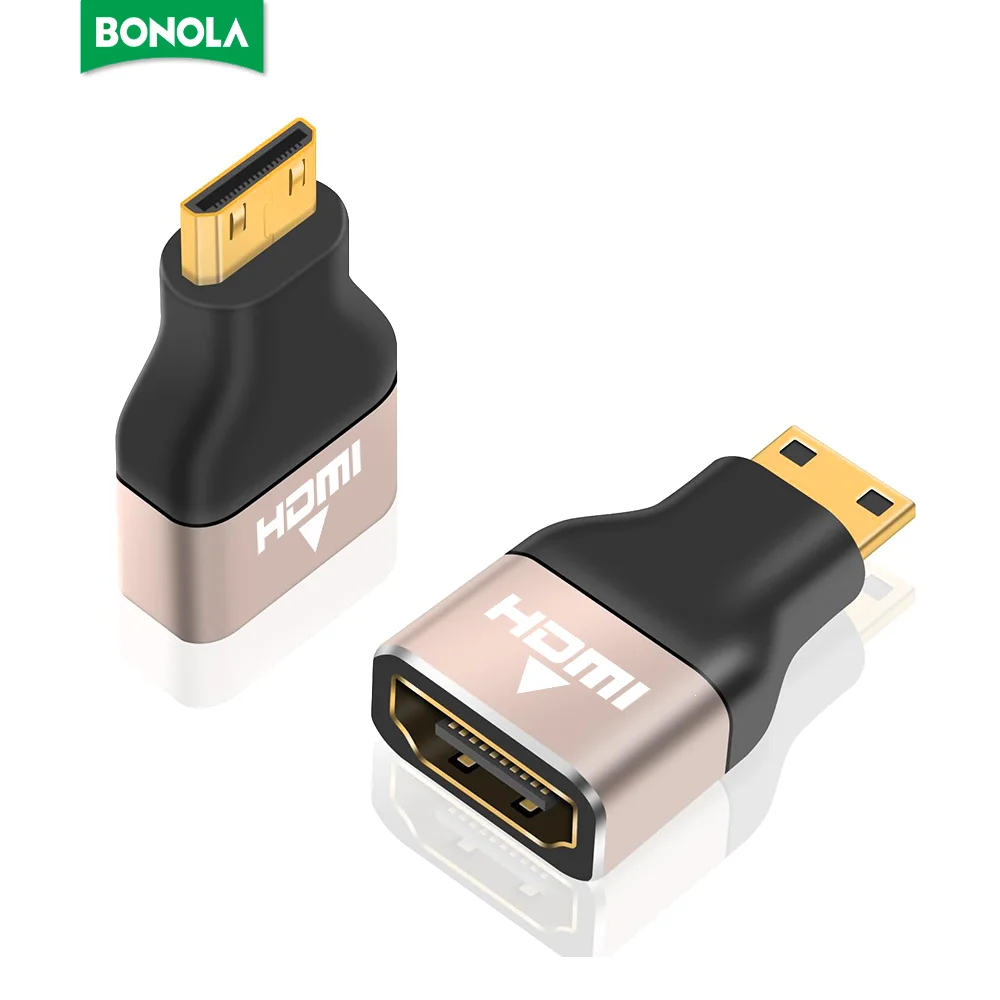 Адаптер Bonola Mini HDMI-HDMI комплект из 2 комплектов мама-папа поддержка 8K при 60 Гц/4K 144 Гц