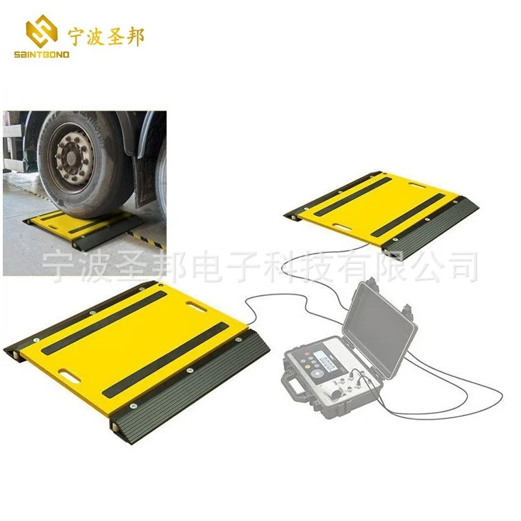

Shengbang short watch axle load truck scale traffic police inspection overload with portable floor scale vehicle axle load meter