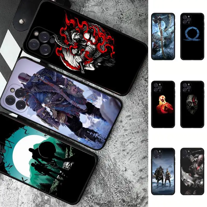 

God of War Phone Case For iPhone 6 7 8 Plus 11 12 13 14 Pro SE 2020 MAX Mini X XS XR Back Funda Cover