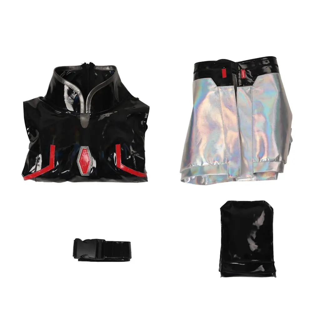 Аниме игра Люси Косплей фантазия Костюм бегун Маскировка Боди пальто парик для