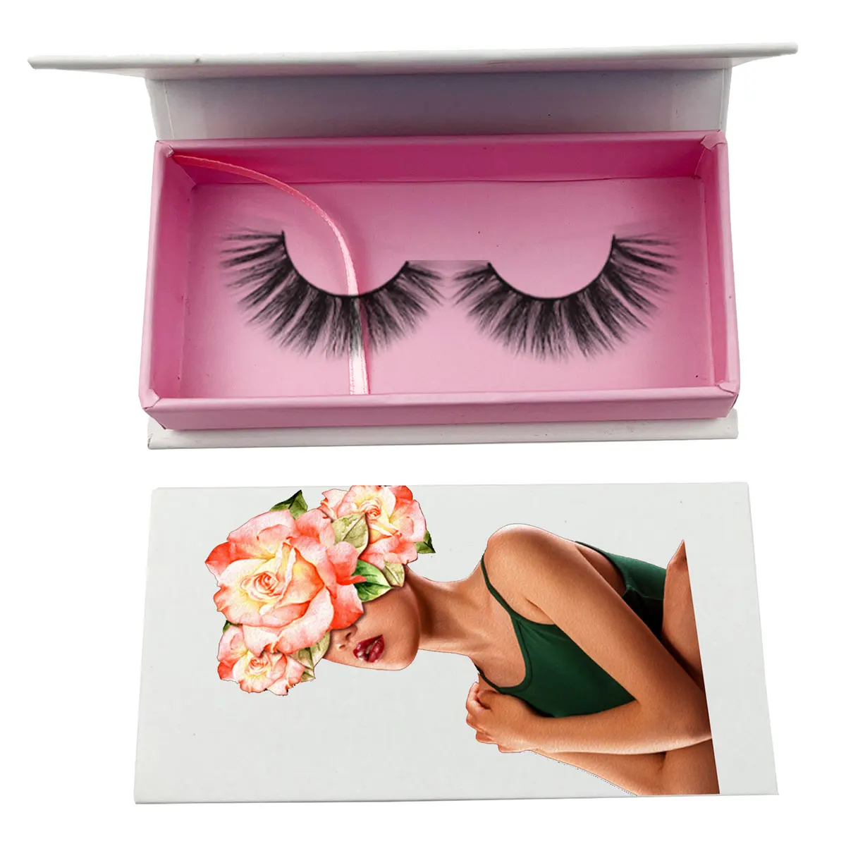 

Индивидуальный портрет логотип Lashe коробки печать изображения бренда оптовая продажа магнитных коробок 25 мм накладные норковые ресницы Чехлы поставщик упаковки