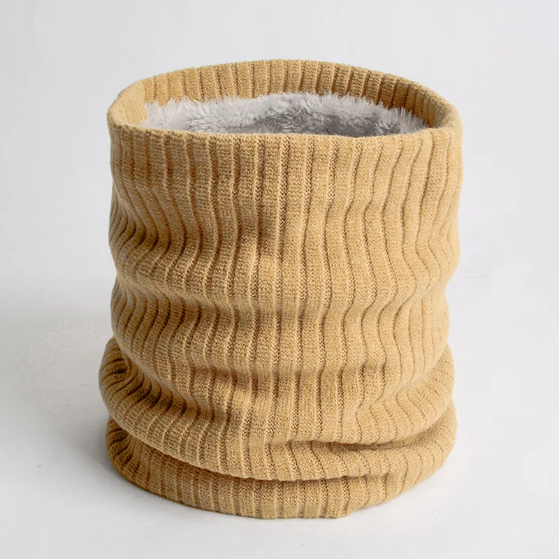 

NEW Outdoor Thicken Warm Fleece Neck Warmer Cycling Scarves Men Ski Climbing Neck Scarf Knitted Ring Scarves Collar