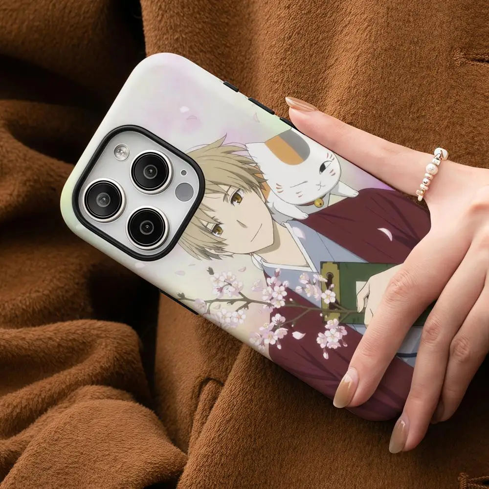 Фото Чехол для телефона Anime Natsumes Book of Friends для Samsung Galaxy S25 24 23 22 Ultra Plus A56 36 26, глянцевый HD двухслойный твердый корпус №1
