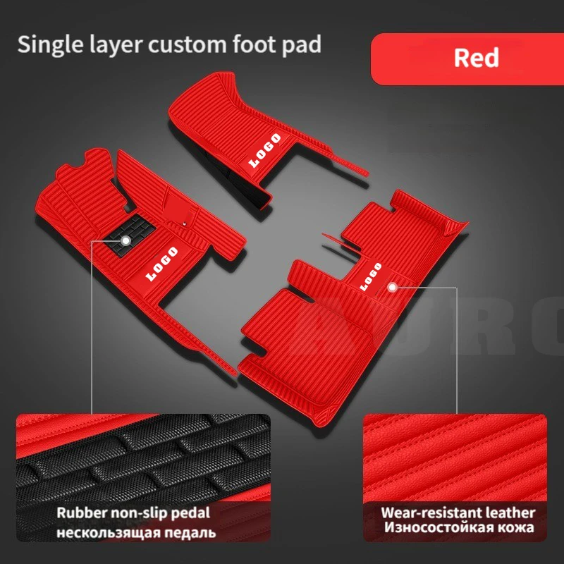 5D Luxury Scratch Resistant Waterproof Car Foot Mats For Suzuki All Models Vitara Jimny Swift SX4 Ignis Baleno Auto Accessories