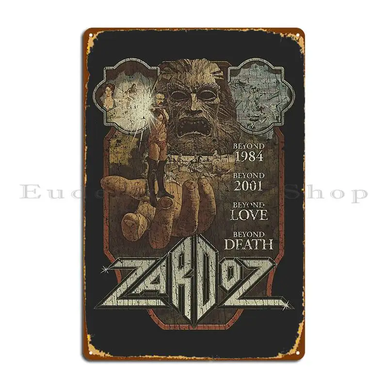 Zardoz 1974 металлический знак кухонный Настенный декор ржавый индивидуальный