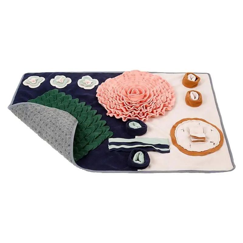 

Pet For Dogs Interactive Feed Game Dog Puzzle Toys Enrichment Slow Eating Mat Colorful Nosework Feeding Mats