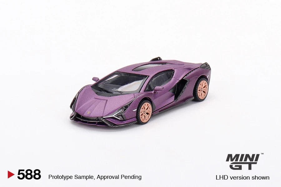 

MGT 1:64 Lamborghini Sian FKP 37 Matte Viola SE30 - HK эксклюзивная модель литая автомобиля, детские игрушки в подарок