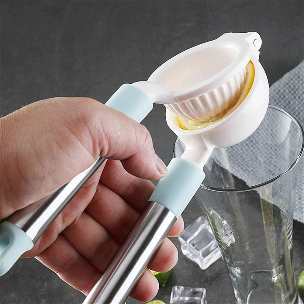 Домашняя лимонная ручная соковыжималка для фруктов пластиковая цитрусовых