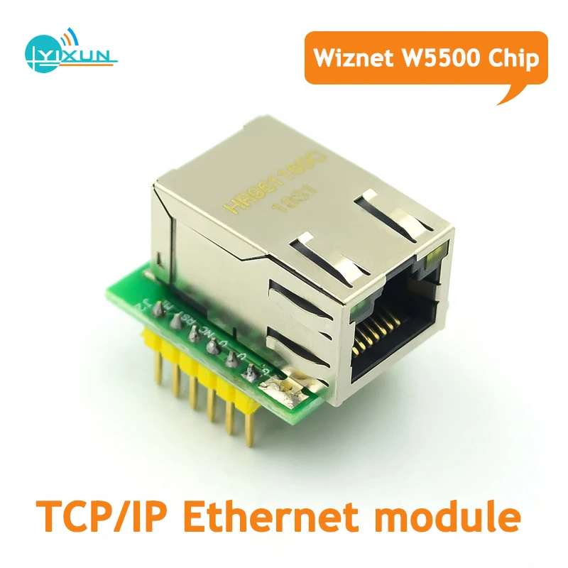 Wiznet W5500 Chip USR-ES1 новый модуль преобразователя SPI-LAN 80 МГц Поддержка TCP/IP 3 в TTL