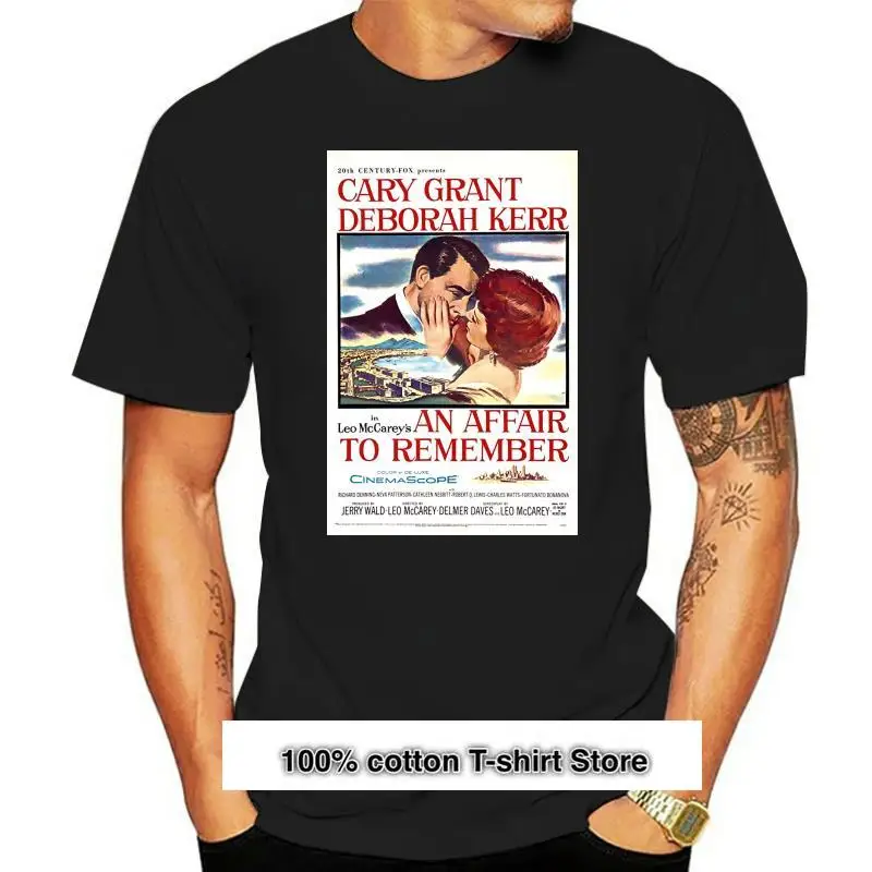 

Camiseta con póster de película clásica de An affair to remember S a 5XL