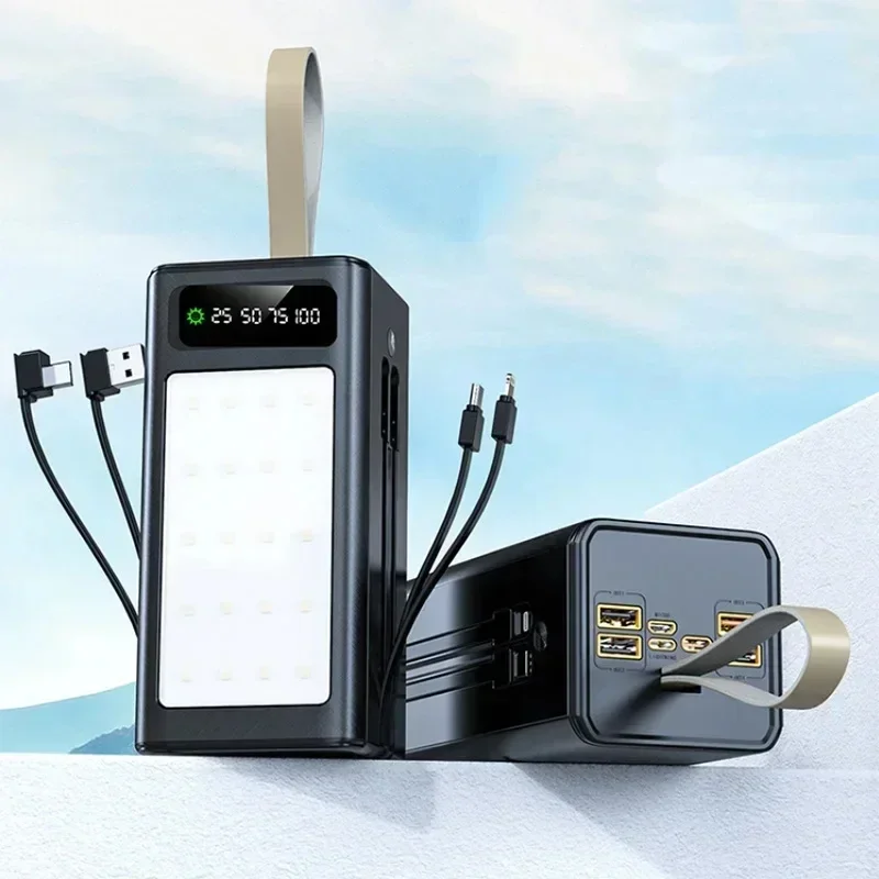 Подходит для Xiaomi 200000 mAh Быстрая зарядка Power Bank большой емкости Портативное