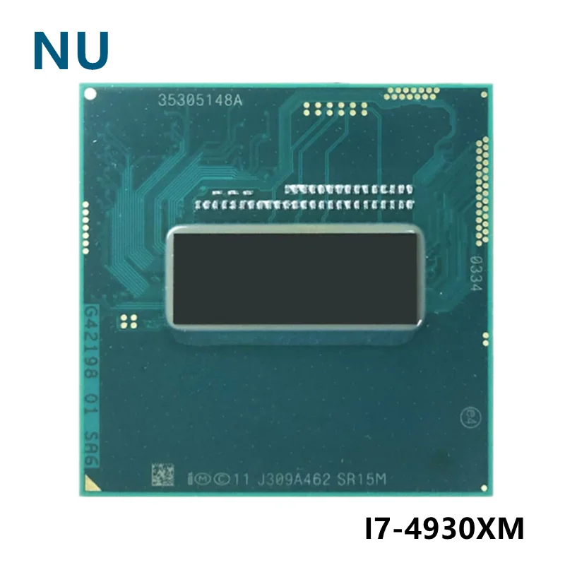 

Intel Core i7-4930MX i7 4930MX SR15M 3.0 GHz Quad-Core Eight-Thread CPU Processor 8M 57W Socket G3 / rPGA946B