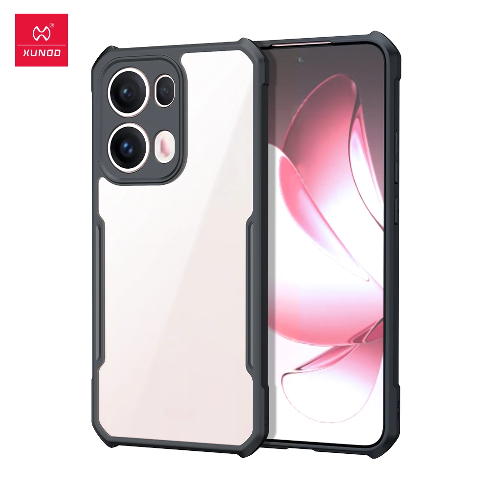 Фото Чехол для телефона Xundd для Oppo Reno 13 Pro Reno 13F 5G, подушка безопасности с защитой от падения, акриловая + прозрачная задняя крышка из ТПУ для Reno 13 Pro №1