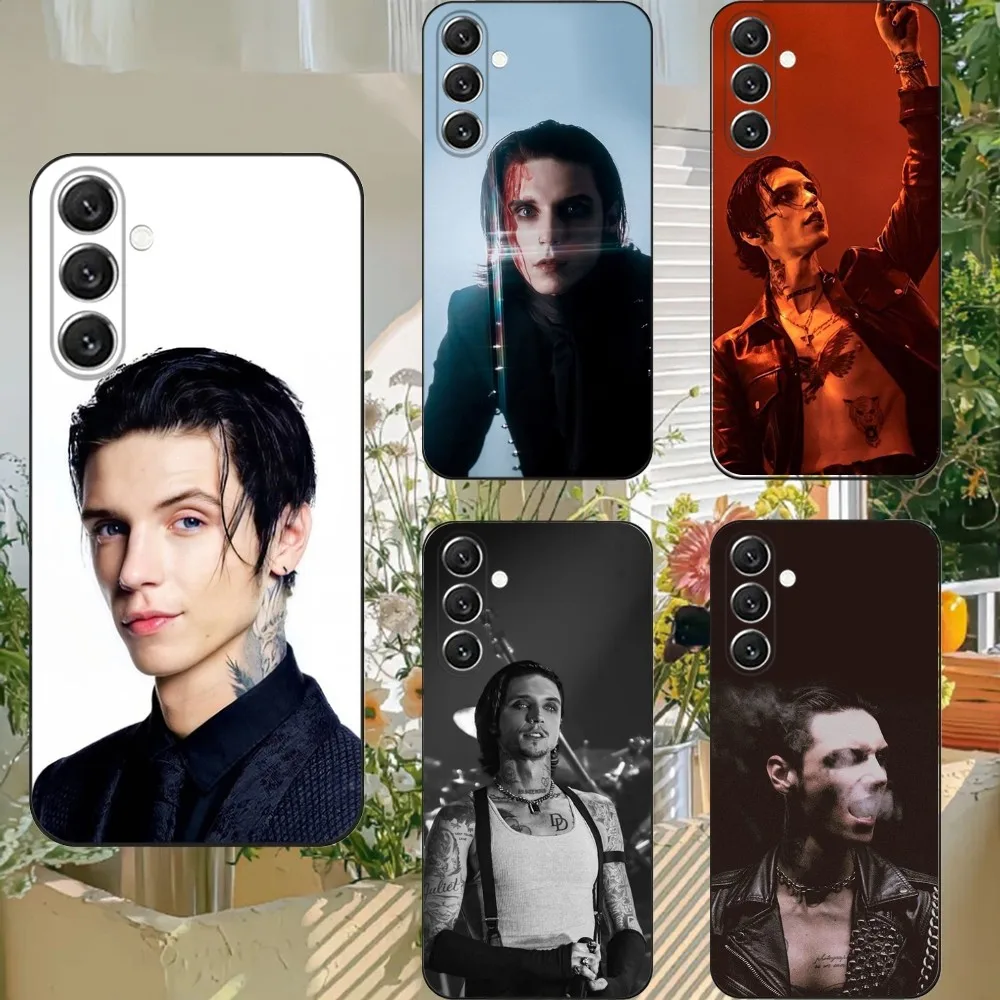 Andy Biersack Rock Singer Phone Case For Samsung S21 S22 Ultra S20 S30 plus S23 ultra 5G Silicone Cover