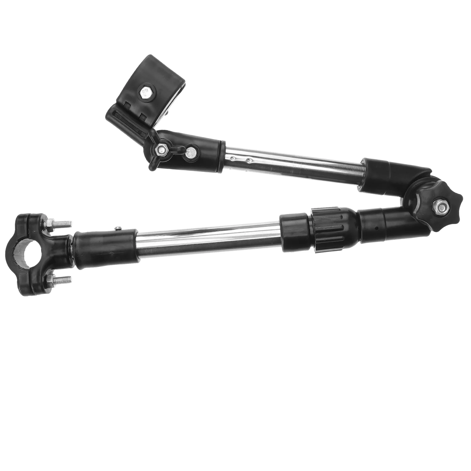 

Extendable Umbrella Mount Stand Adjustable Outdoor Umbrella Holder for Bike Electric Stroller Wheel Chair (Black)