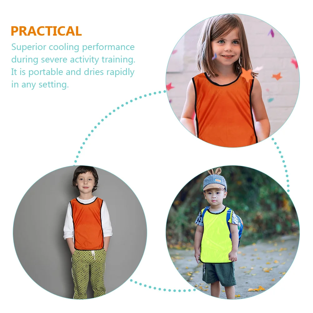 Vestpinnies Soccer Vests Training Practice Scrimmage Jersey Football Kids Team Pinnieconvenient Portable Breathable Function