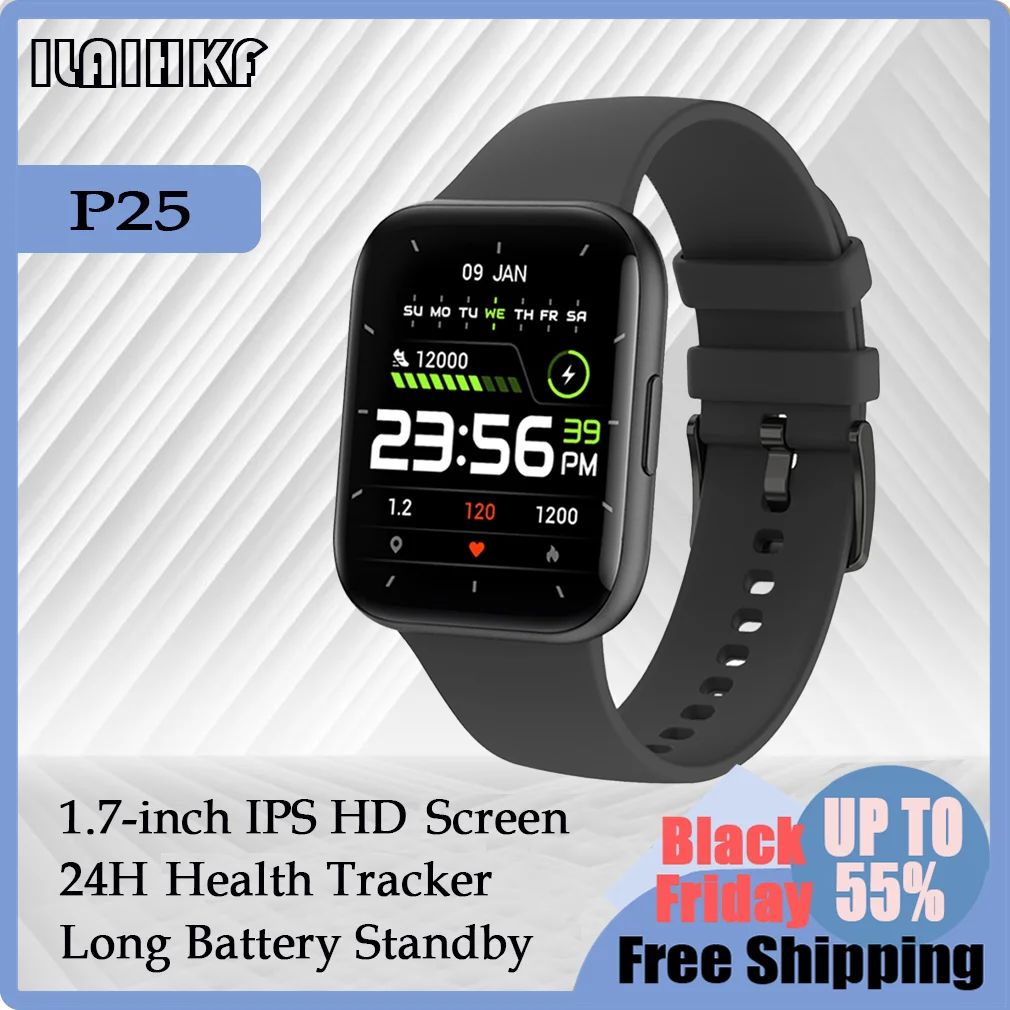 

Смарт-часы Xiaomi P25 унисекс, спортивные, с GPS-трекером