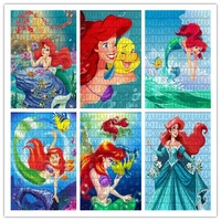 disney puzzle little mermaid puzzles for kids girl gift toy 2005001000 pieces puzzles early education
