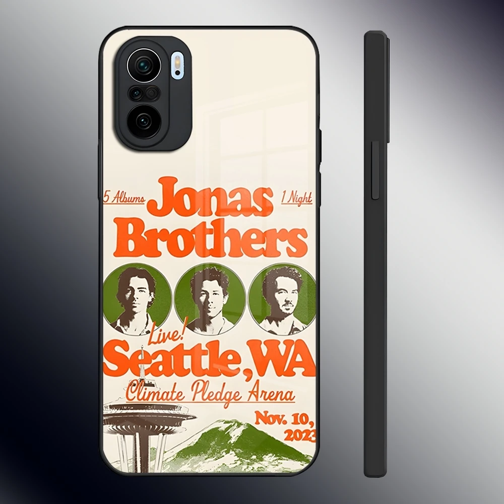 Чехол для телефона Singer Jonas B-Brothers Xiaomi 15 14 Lite 12 Pro 11t 13 POCO M6 M5 X6 X5 X3 NFC F5 F6 Glass Cover