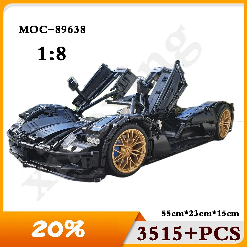 

MOC-89638 ASPARK Owl 1:8 Electric Supercar 3515PCS Splicing Building Blocks Adult Building Blocks Toy Christmas Present