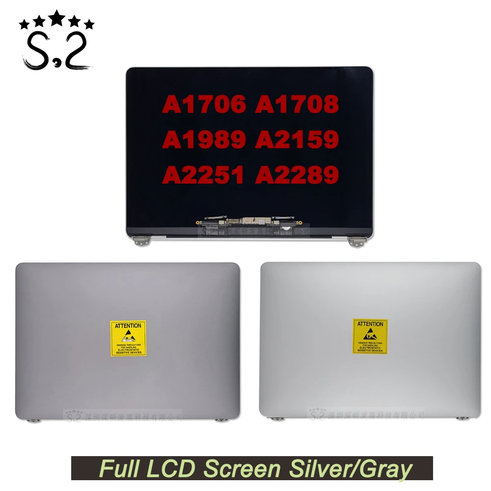 

Новый ЖК-экран для MacBook Pro Air 13 ''A1989 A2159 A2251 A2289 A1706 A1708, ЖК-дисплей в сборе, стеклянная панель экрана