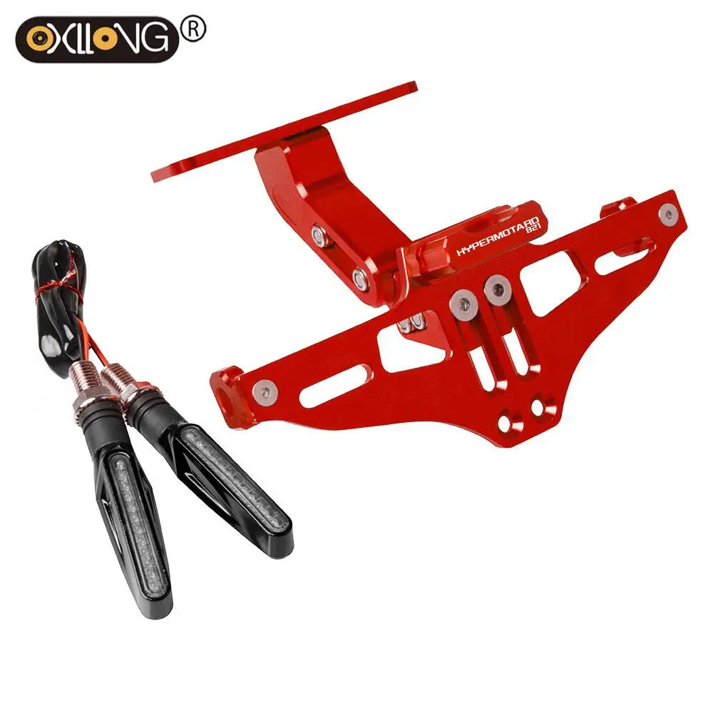 

For DUCATI HYPERMOTARD 821 2014 2015 2016 2017 2018 Rear Tail Fender Tidy License Plate Holder Fender Eliminator Bracket kit