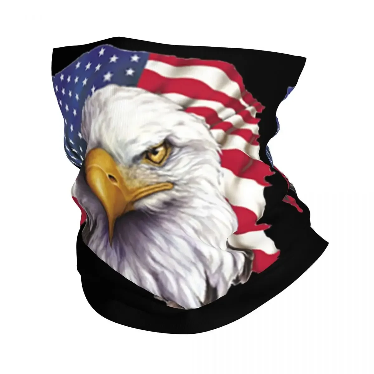 АМЕРИКА ФЛАГ ОРЛА Бандана Шея Гетры Маска с принтом Шарф Теплый головной убор