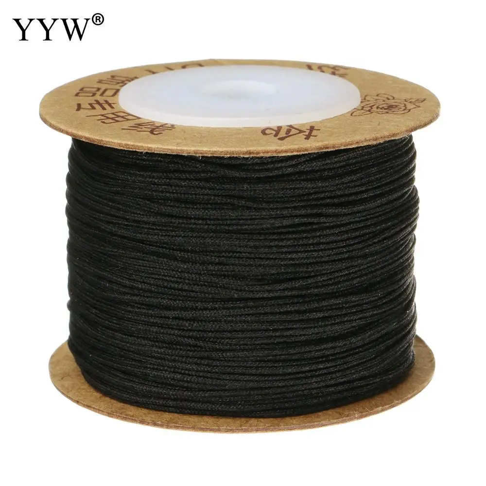 

120m/Spool 0.4mm 0.6mm Nylon Cord Thread Chinese Knot Macrame Cord Bracelet Braided String DIY Tassels Beading String Thread